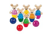 Spiele im Freien - Goki Wooden Skittles Game 9pcs. - 56943