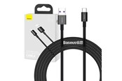 USB Kabel - Baseus Superior Series Cable USB to USB-C 66W 2m (black) - CATYS-A01