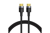 Display Kabel - Baseus Cafule 4KHDMI Male To 4KHDMI Male Adapter Cable 2m Black - CADKLF-F01