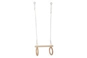 Spiele im Freien - Small Foot - Wooden Trapeze with Gymnastic Rings - 11909