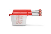 Küchengerät - Dreamfarm Levups Red/Clear Measuring set - DFLV2430