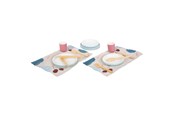 Rollenspiele - Small Foot - Wooden Cutlery Set with Placemats 15 pcs. - 12245