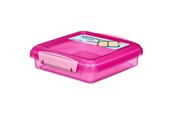 Küchenzubehör - Sistema SANDWICH BOX LUNCH 450ML - Pink - 31646-9414202316462