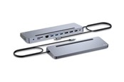 Dockingstationen - I-Tec 11-in-1 Docking Station - USB-C/USB4 - 2x DP HDMI - 100W PD - C31FLAT2PDPRO