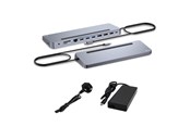 Dockingstationen - I-Tec 11-in-1 - USB-C TB3 TB4 - 2 DP HDMI - 100W PD - C31FLAT2PDPRO100W