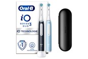 Elektrische Zahnbürsten - Oral-B Elektrische Zahnbürste iO3 Duo Matt Black / Ice Blue - 8006540731659