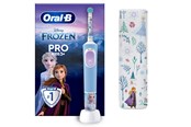 Elektrische Zahnbürsten - Oral-B Elektrische Zahnbürste Vitality Pro Kids Frozen + case - 8006540773178