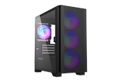 Gehäuse - Montech Air 100 ARGB - Black - Gehäuse - Minitower - Schwarz - AIR 100 ARGB BK