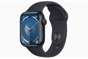 Smartwatches, Pulsuhren, Sportuhren & Schrittzähler - Apple Watch Series 9 GPS + Cellular 41mm - Midnight Aluminium Case with Midnight Sport Band - S/M - MRHR3DH/A