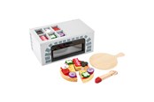 Rollenspiele - Small Foot - Wooden Play Food Pizza Oven Set 25dlg. - 11204