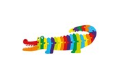 Puzzle - Small Foot - Wooden ABC Crocodile Puzzle 26dlg. Holz - 3425