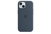 Handys - Cover & Cases - Apple iPhone 15 Silicone Case with MagSafe - Storm Blue - MT0N3ZM/A