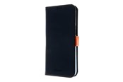 Handys - Cover & Cases - Insmat FLIPCASE IPHONE 15 PRO MAX BLACK/ORANGE - 650-3195