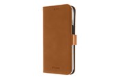Handys - Cover & Cases - Insmat PREMIUM FLIPCASE IPHONE 15 BROWN - 650-3196