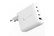 Handys - Adapter und Ladegeräte - Lippa 100W 3 x USB-C PD & USB-A QC GaN Wall Charger - White - LPWC100W