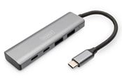 USB-Hubs - DIGITUS USB-C to 4 x USB-C Hub USB-Hubs - 4 - Grau - DA-70245
