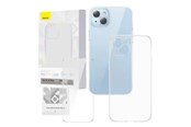 Handys - Cover & Cases - Baseus Transparent Case and Tempered Glass set Corning for iPhone 14 Plus - P60112202201-02