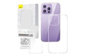 Handys - Cover & Cases - Baseus Transparent Case and Tempered Glass set Corning for iPhone 14 Pro Max - P60112202201-03
