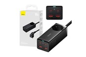 USB-Hubs - Baseus GaN3 Pro wall charger / powerstrip 2xUSB + 2xUSB-C + AC 100W (black) USB-Hubs - 5 - Schwarz - PSZM000401