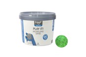 Kreativ-Spiele - Creall Play It Play Sand Green 750gr. - 03206