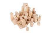 Holzspielzeug - Small Foot - Wooden Building Blocks in Bag 100dlg. - 7073