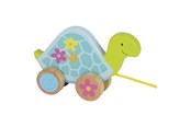 Baby Spielzeug - Goki Susibelle Wooden Draft Animal Turtle - 54914