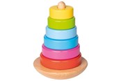 Baby Spielzeug - Goki Wooden Stacking Tower Color 8pcs. - 58925