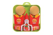 Rollenspiele - Ecoiffier 100% Chef Hamburgerset on serving tray - 957