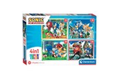 Puzzle - Clementoni Puzzles Sonic 4in1 Boden - 21522