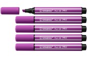 Utensilien zum Schreiben und Zeichnen - STABILO Pen 68 MAX - Fibre-tip Pen with Thick Chisel Tip - Lilac - 768/58