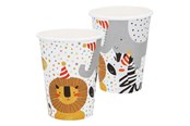 Spielzeug - Boland Paper Cups Safari 8pcs. - 50211