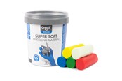 Kreativ-Spiele - Creall Supersoft Clay 5 colours 450gr. - 25070