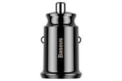 Handys - Adapter und Ladegeräte - Baseus Grain Car Charger 2x USB 5V 3.1A (black) - CCALL-ML01
