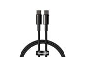 USB Kabel - Baseus Tungsten Gold Cable Type-C to Type-C 100W 2m (black) - CATWJ-A01