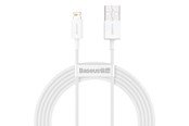 USB Kabel - Baseus Superior Series Cable USB to iP 2.4A 2m (white) - CALYS-C02