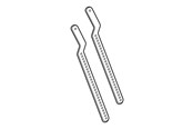 Wandhalterungen, AV-Halterungen & AV-Möbel - Poly mounting kit - for video conferencing system - Max - recommended for 65" - 2215-69381-001