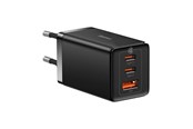 Handys - Adapter und Ladegeräte - Baseus GaN5 Pro 2xUSB-C + USB 65W (black) - CCGP120201