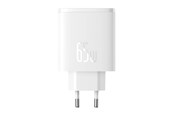 Handys - Adapter und Ladegeräte - Baseus Wall charger OS-Cube Pro 2xUSB-C + USB 65W (white) - P10152301213-00