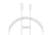 USB Kabel - Baseus Cable USB do USB-C  Superior 100W 1m (white) - P10320102214-01