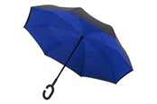 Freizeit & Reisen - Impliva Inside Out Umbrella - Blue - RU-6-PMS BLACK 6C/PMS 7687C