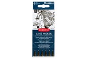 Utensilien zum Schreiben und Zeichnen - Derwent Line Maker Black (6) - 2305559