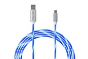 Gaming Zubehör - Oniverse MICRO USB CHARGE CABLE WITH LED 2 METERS - Wired - ONICAB1-MICROUSB2-WHT
