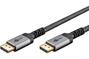 Display Kabel - Pro Displayport 1.4 Sleeved - 2m - Schwarz - HDMI1.4SL2