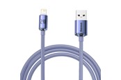USB Kabel - Baseus Crystal Shine cable USB to Lightning 2.4A 2m (purple) - CAJY000105