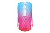 Maus - Deltaco GAMING DM320 Transparents RGB Wireless - Gaming Maus (Weiß) - GAM-145-W