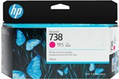 Druckerzubehör - Tinte & Toner - HP 738 / 498N6A - Magenta Ink - 498N6A