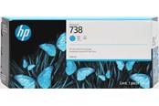Druckerzubehör - Tinte & Toner - HP 738 / 676M6A - Cyan Ink - 676M6A