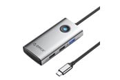 USB-Hubs - ORICO Type-C 5in1 HUB Multifunction Docking Station (grey) USB-Hubs - USB 3.0 - 5 - Grau - PW11-5P-GY-EP
