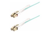 Netzwerk - Kabel - StarTech.com 5m (15ft) LC to LC (UPC) OM4 Multimode Fiber Optic Cable - patch cable - 5 m - aqua - Grün - 5m - 450FBLCLC5PP