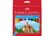 Utensilien zum Schreiben und Zeichnen - Faber-Castell Buntstift Castle 24er Kartonetui - 120124